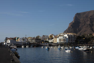 Vueltas, Ansicht vom Hafen aus